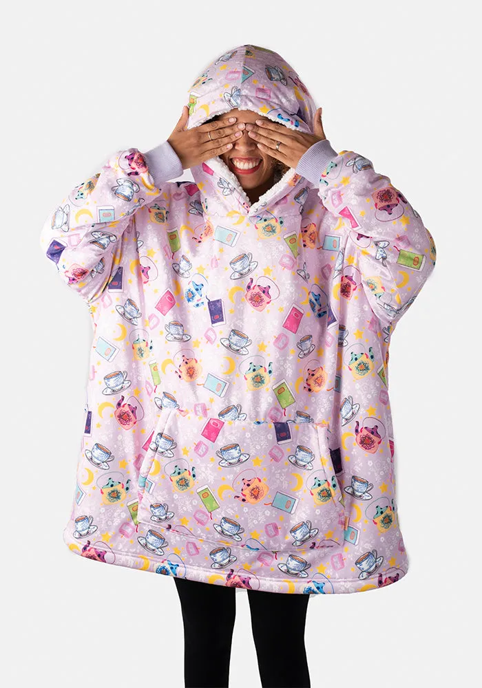 Popsy Pop-On Oversize Slouchy Print Hoodie