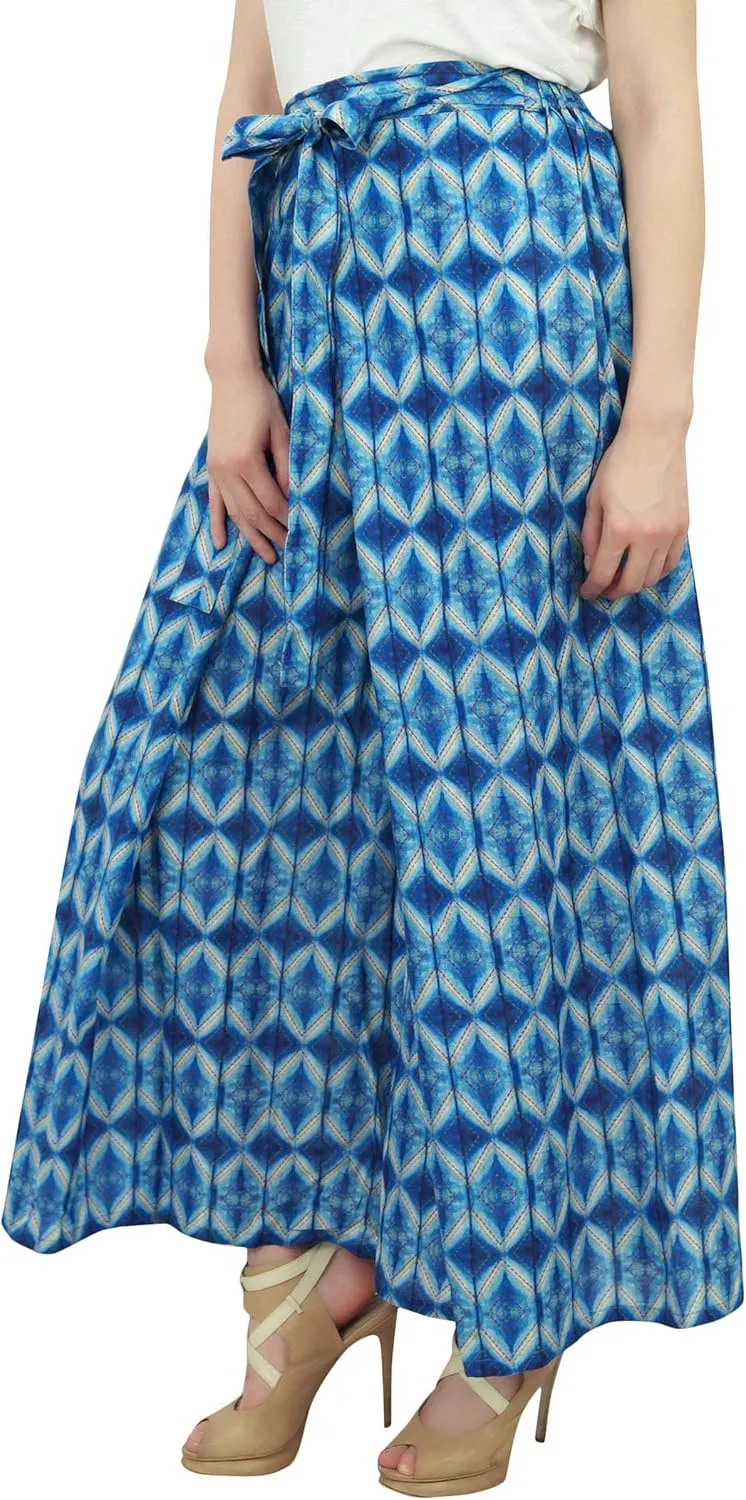 Printed Harem Pant for Women High Waist Palazzo Pant Casual Elastic Waist Trousers