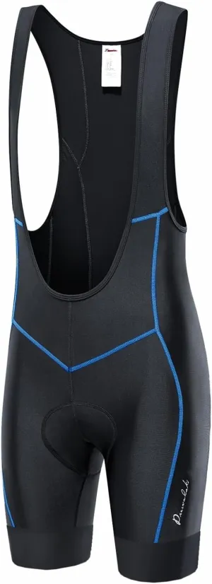 Przewalski Mens 3D Padded Cycling Bike Bib Shorts, Bicycle Biking Bib Shorts