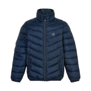 Quilted Packable Jacket: Dress Blues