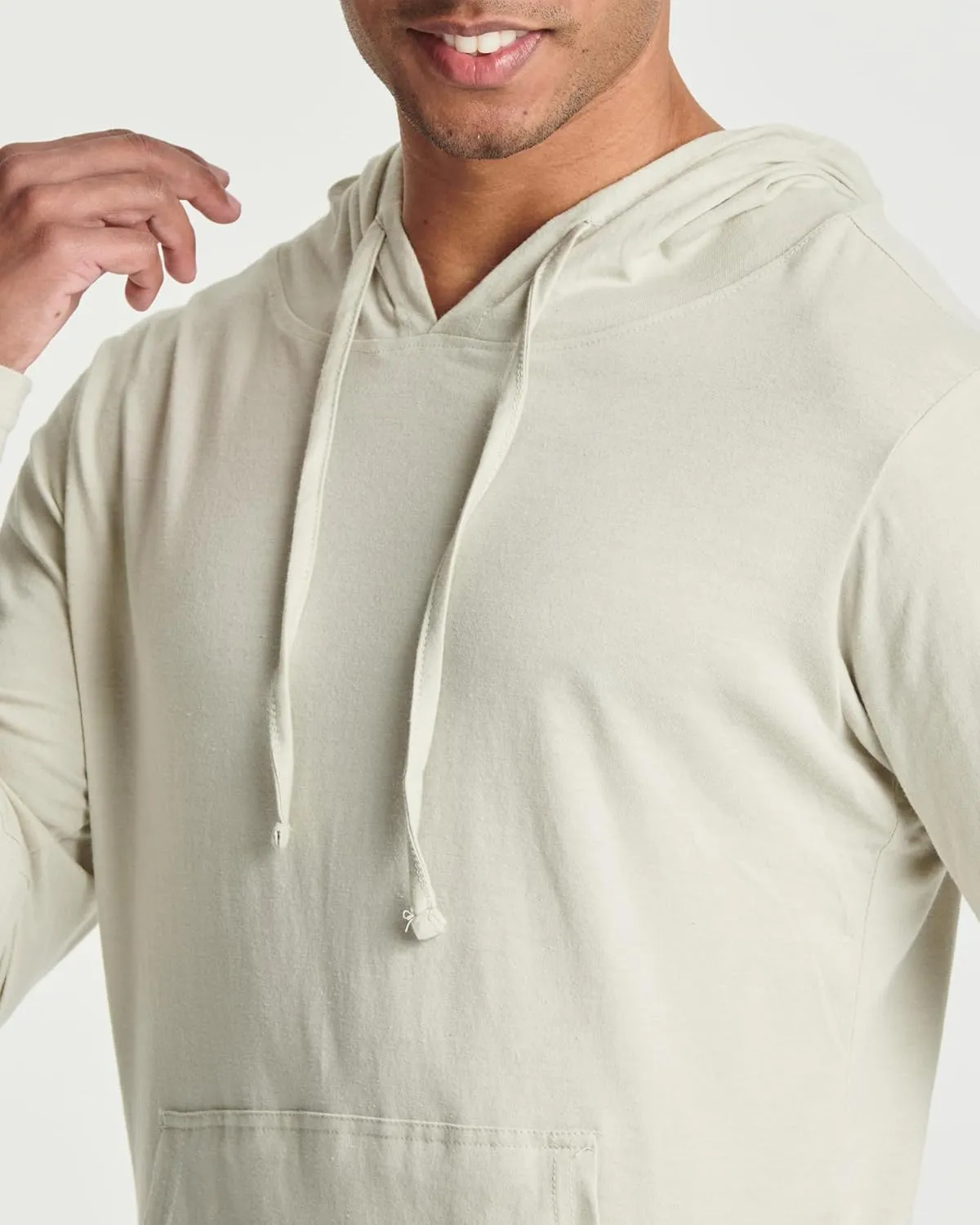 Real Essentials 3 Pack: Men's Cotton Lightweight Casual Pullover Drawstring Hoodie With Pocket (Available In Big & Tall)