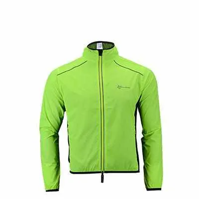 Reflective Breathable Cycling Long Sleeve Wind Coat Windproof Quick Dry Jacket
