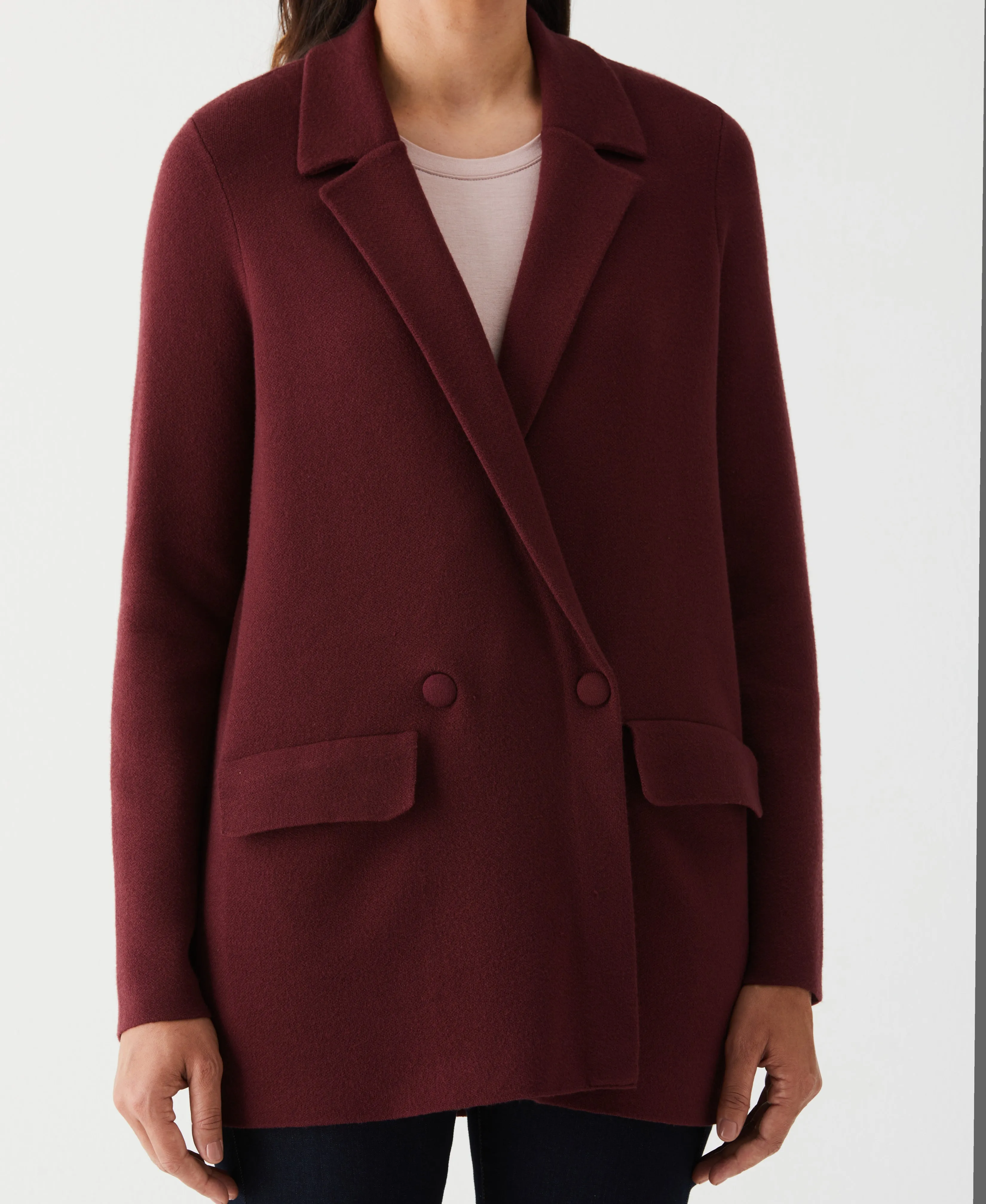 Relaxed Sweater Blazer