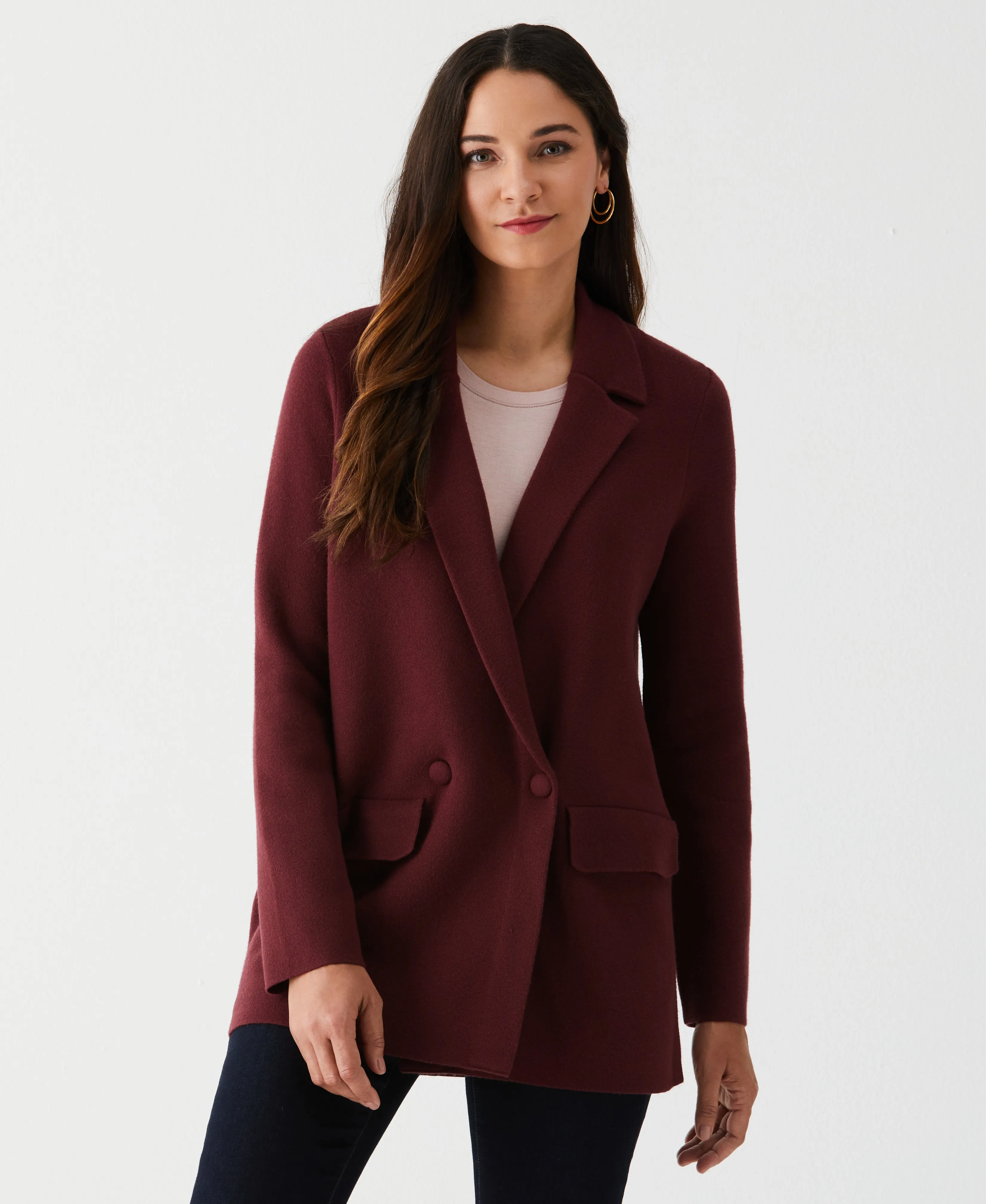 Relaxed Sweater Blazer