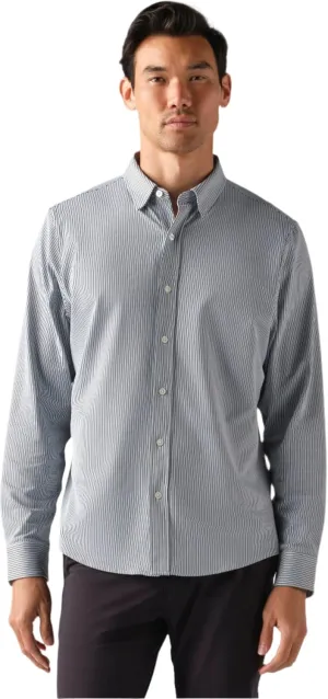 Rhone Men's Commuter Shirt, Performance Dress Shirts for Men, Machine Washable, Wrinkle Resistant, Slim Fit Button Down Shirt