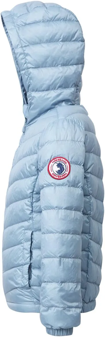 Rokka&Rolla Girls' Ultra Lightweight Packable Down Puffer Jacket Coat