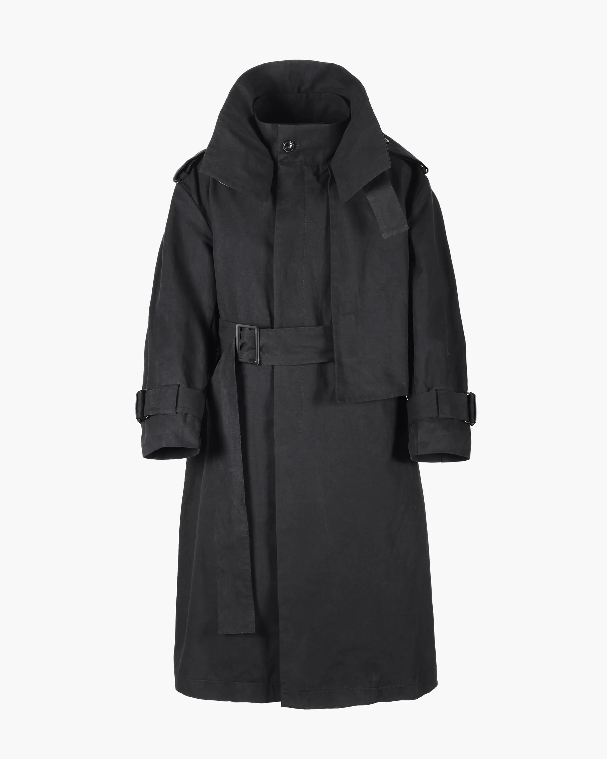 ROSEN Amur Duster Coat in Cotton Canvas