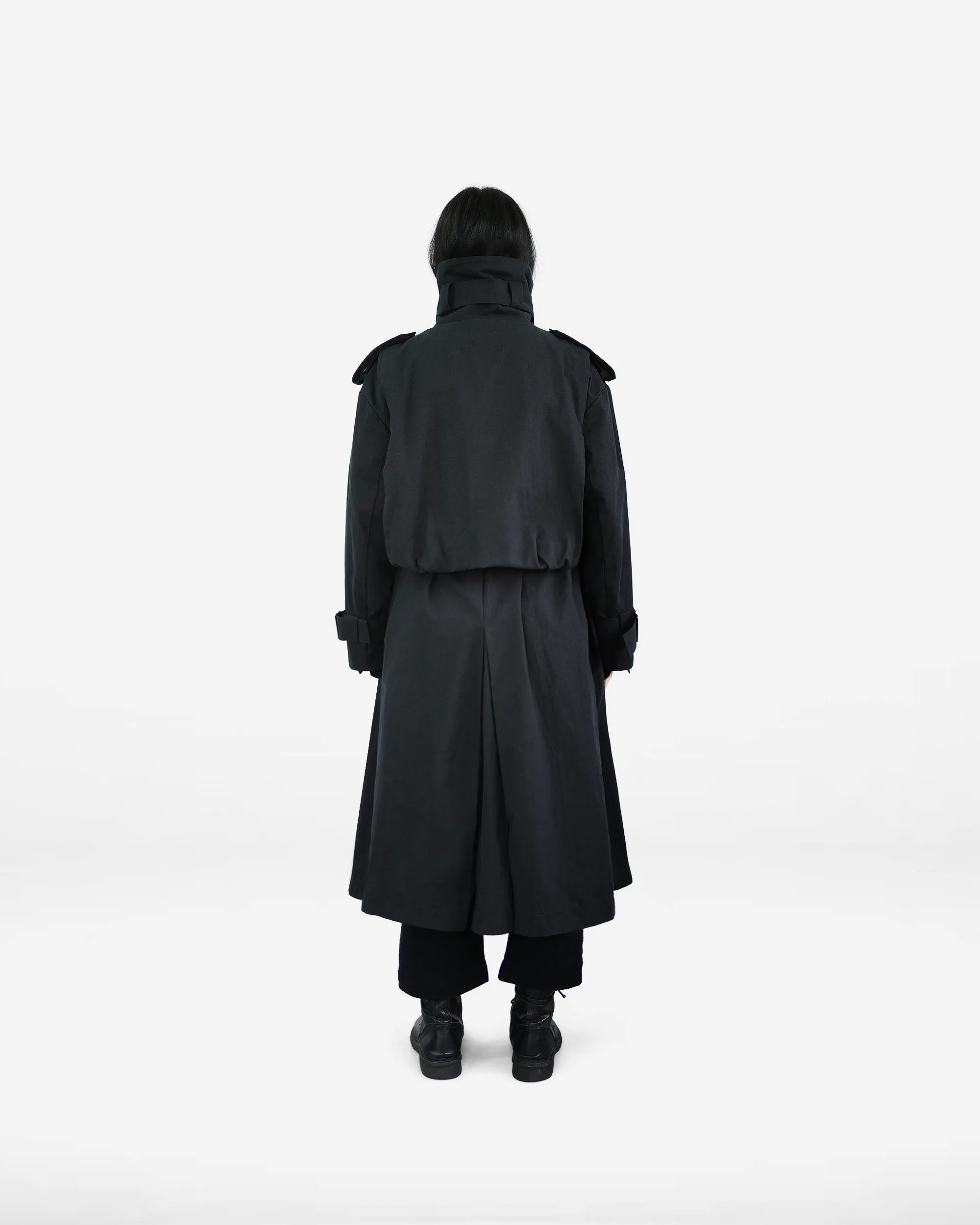ROSEN Amur Duster Coat in Cotton Canvas