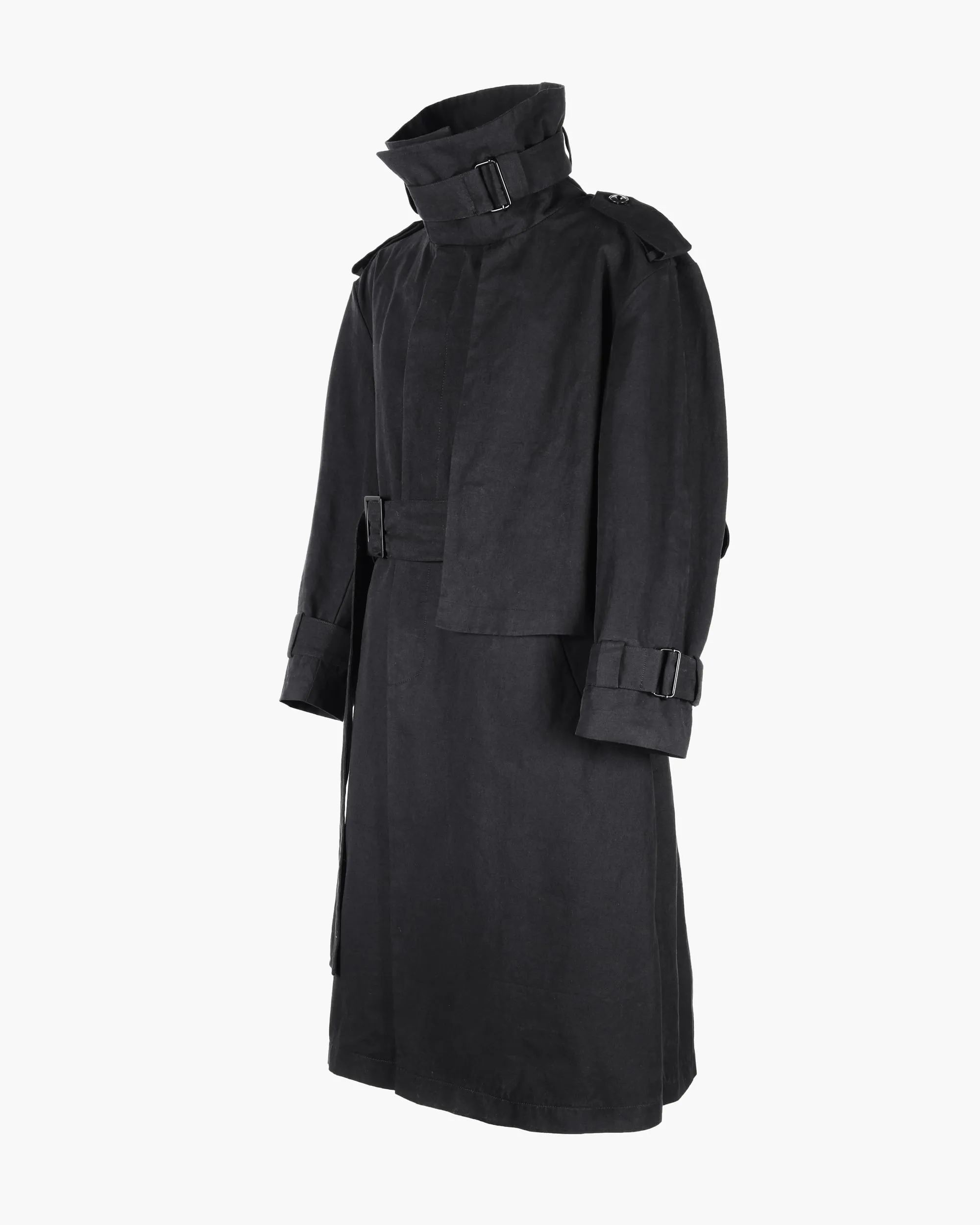 ROSEN Amur Duster Coat in Cotton Canvas
