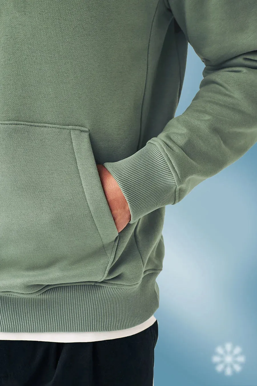Sage Green - Fleece Hoodie