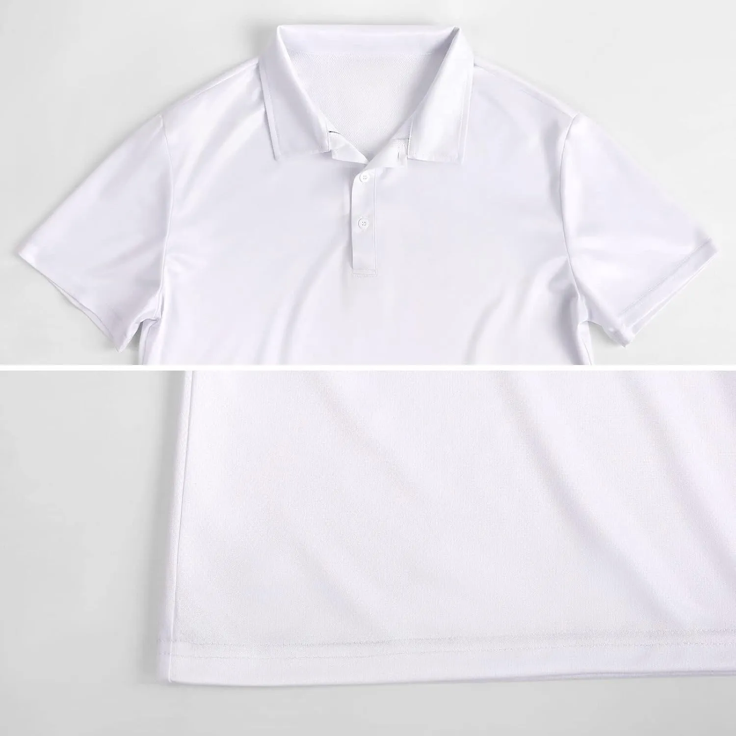 Short Sleeve Polo Shirt for Women Casual Golf Outfits Tennis T Shirt Button Down Collared Athletic Tops
