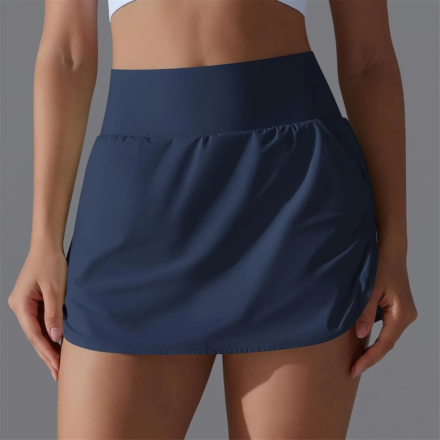 Skorts for Women with Pockets Athletic Golf Shorts Mini Tennis Skorts Comfy Skorts Trendy 2 in 1 Shorts for Running