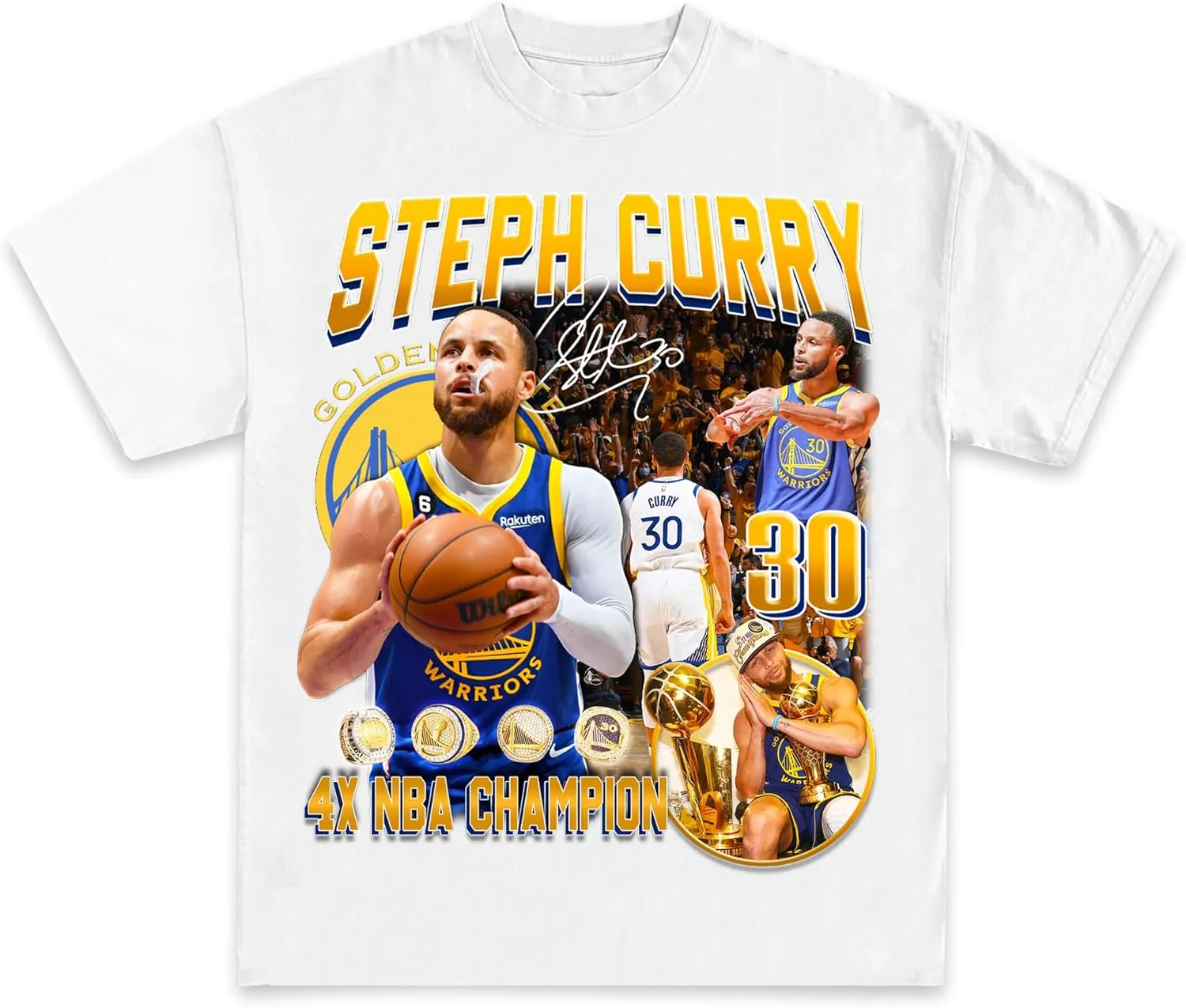 Steph Curry Night Nite Celebration T-Shirt | Vintage Basketball Graphic | Premium Quality Heavyweight Shirt for Men & Women