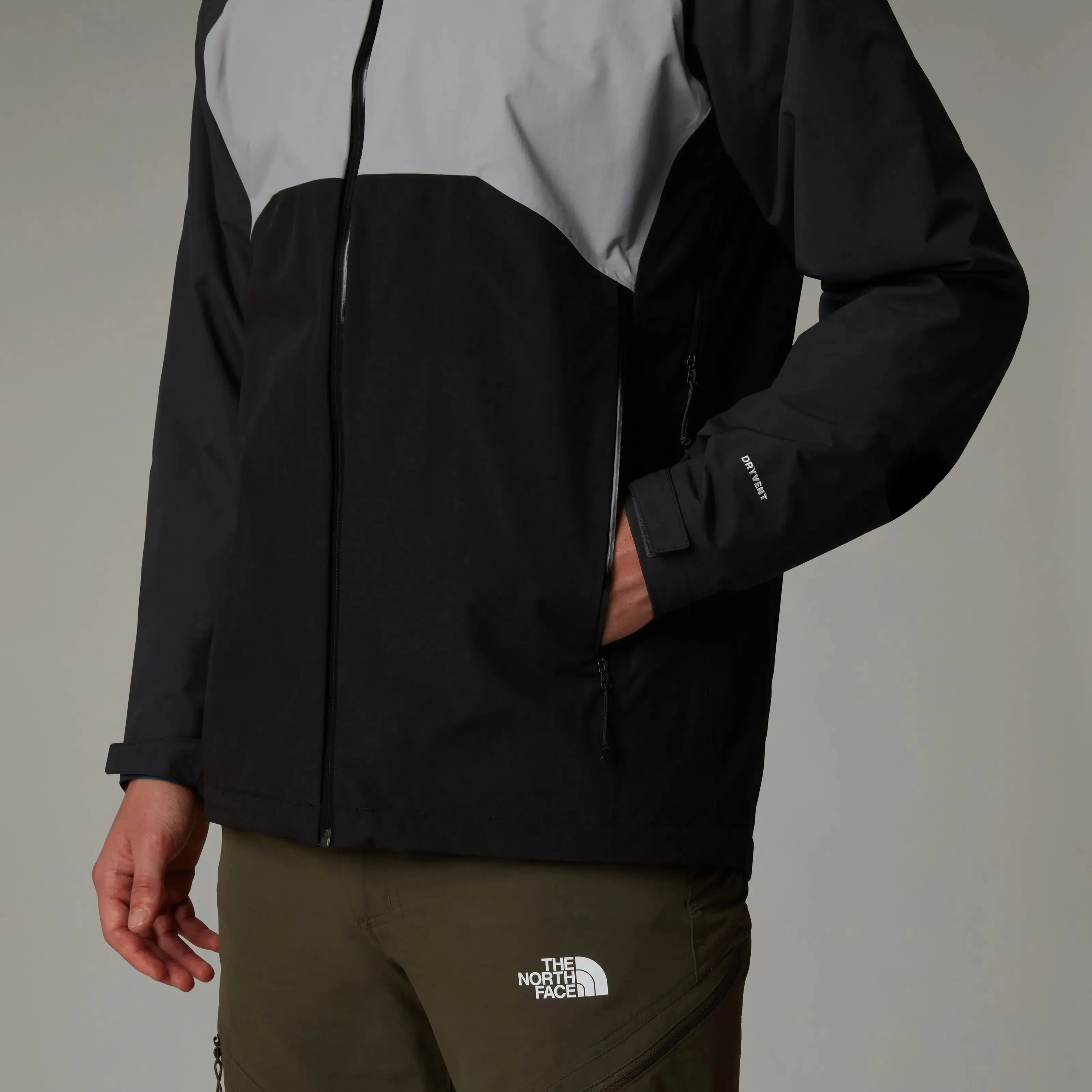 Stratos Hooded Jacket - TNF Black/Asphalt