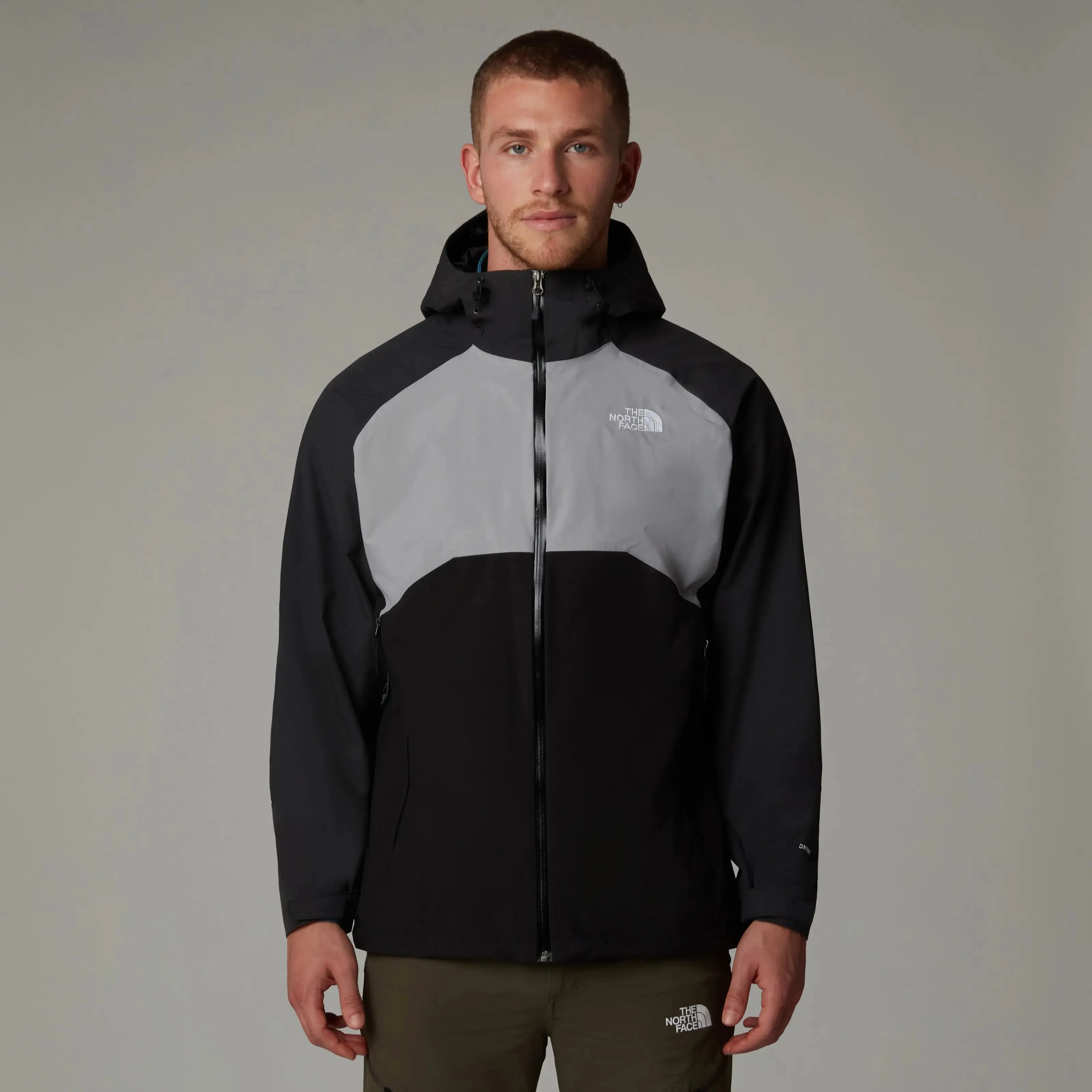 Stratos Hooded Jacket - TNF Black/Asphalt