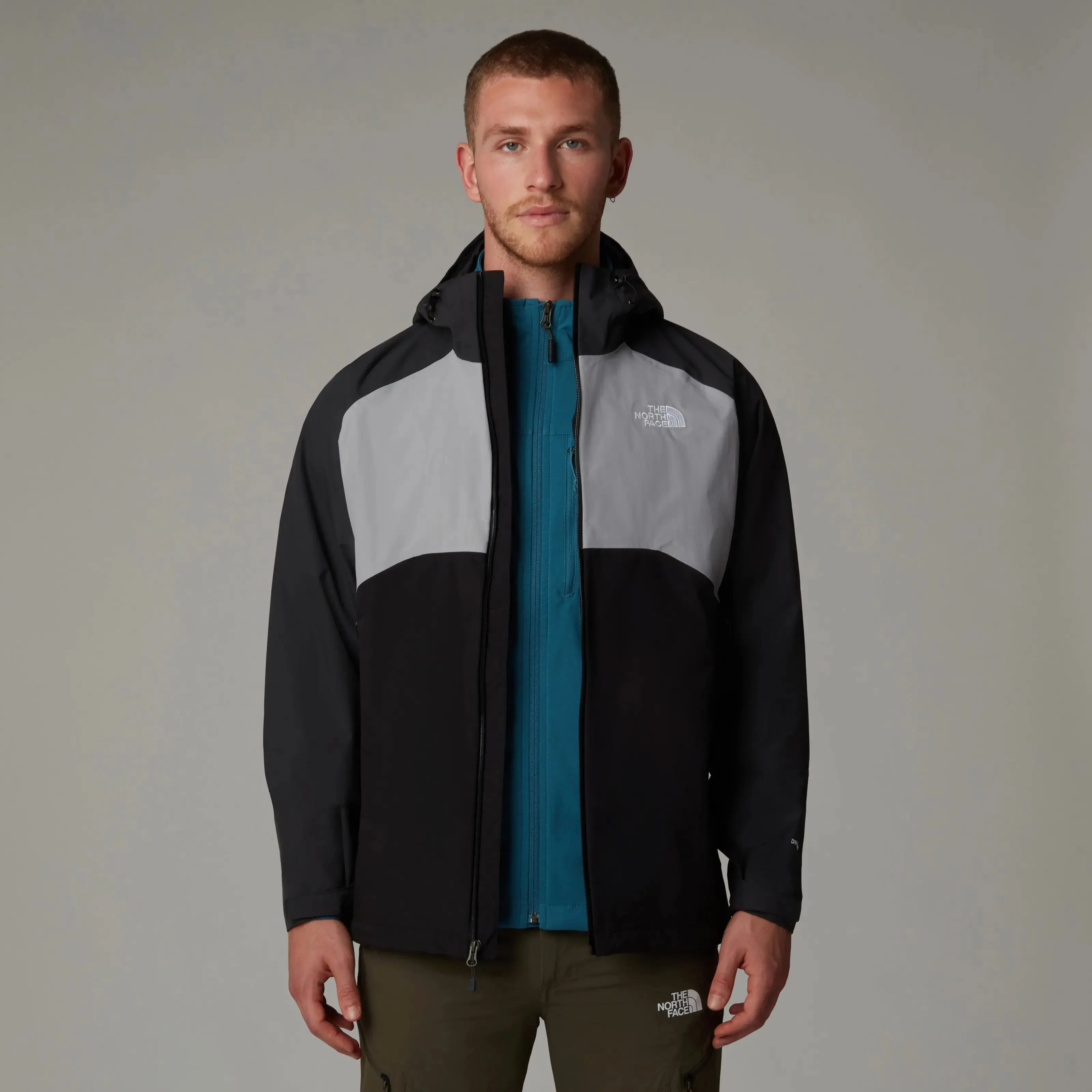 Stratos Hooded Jacket - TNF Black/Asphalt