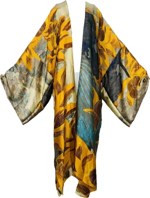 Summer Silk feeling Women bikini Sweet Cardigan stitch Cocktail sexcy Boho African Holiday Maxi Batwing SleeveRobe kaftan