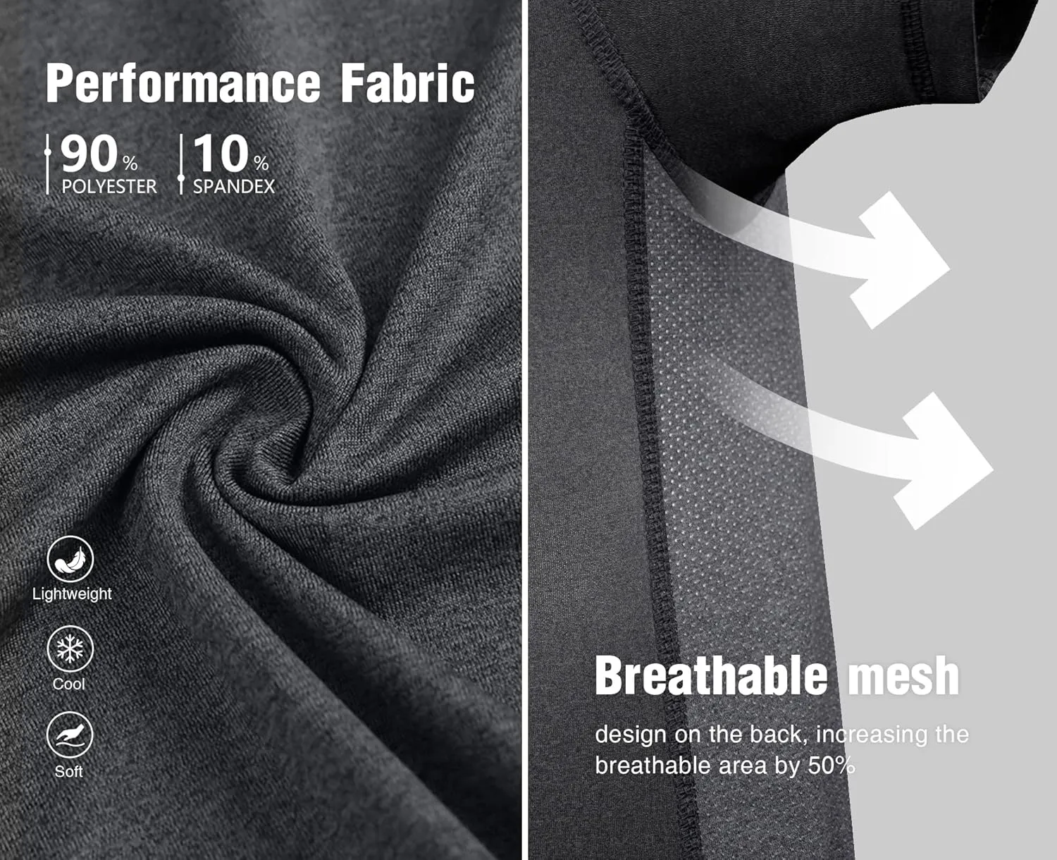 SWISSWELL Polo Shirts for Men with Pocket Short Sleeve Lightweight Performance Golf Shirt Mesh Summer Casual Shirt