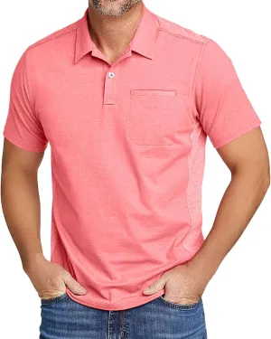 SWISSWELL Polo Shirts for Men with Pocket Short Sleeve Lightweight Performance Golf Shirt Mesh Summer Casual Shirt