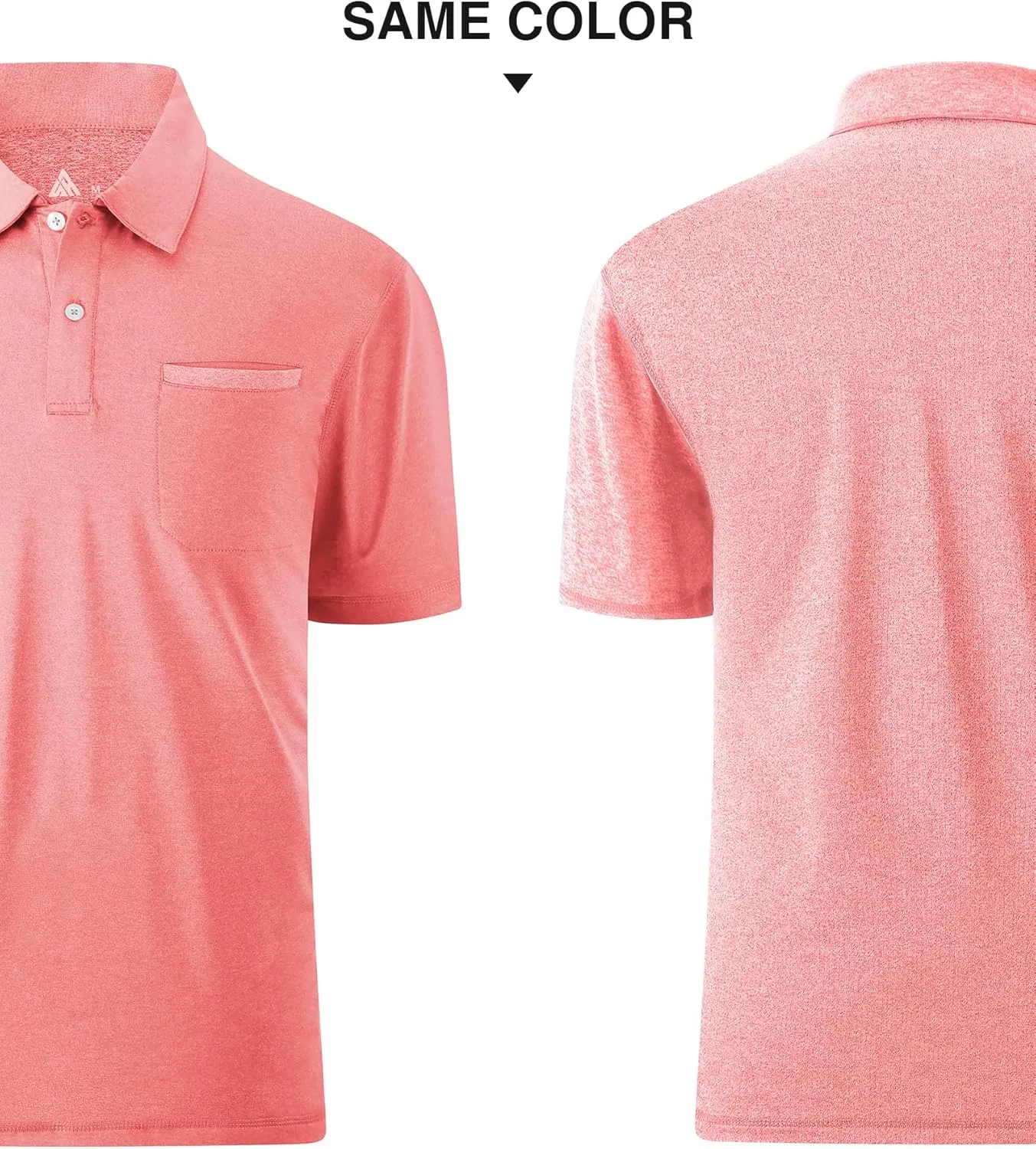 SWISSWELL Polo Shirts for Men with Pocket Short Sleeve Lightweight Performance Golf Shirt Mesh Summer Casual Shirt