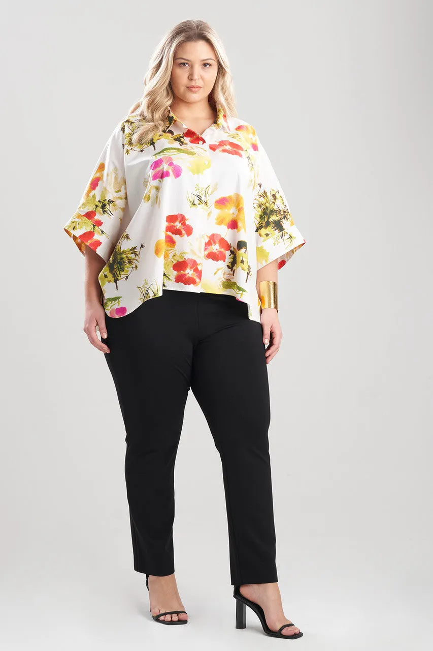 Takeda- Cotton Poplin Caftan Shirt