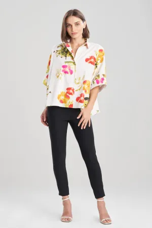 Takeda- Cotton Poplin Caftan Shirt