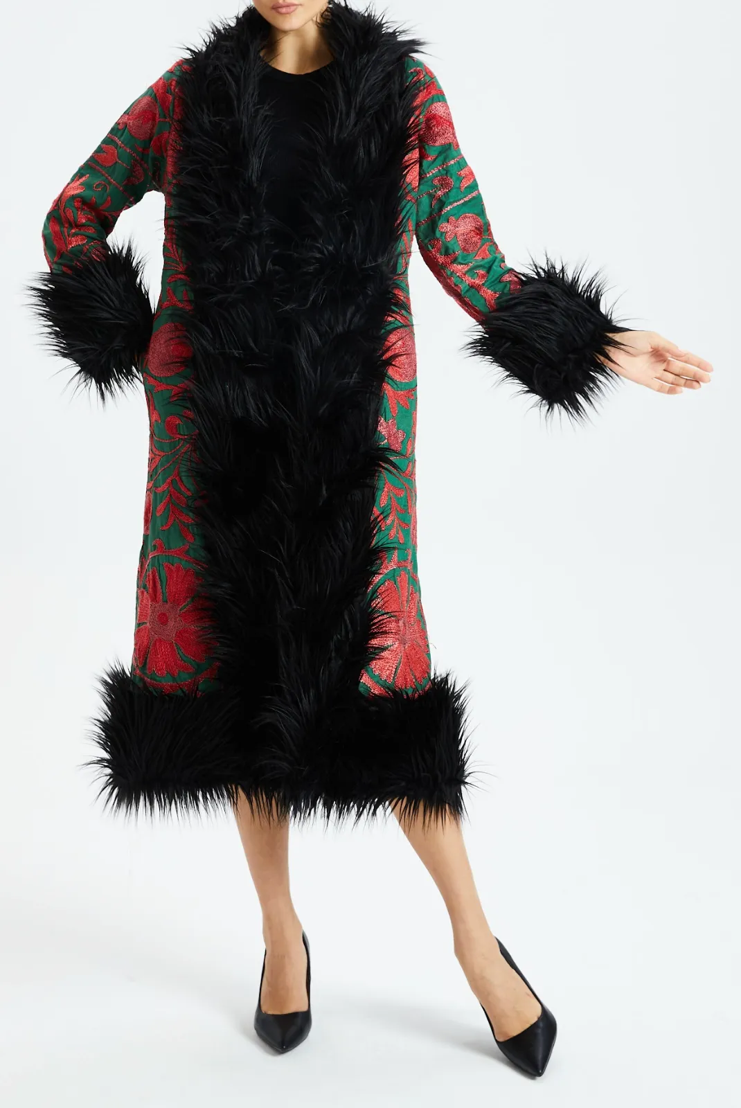Tangerine Dream Suzani Kis Coat