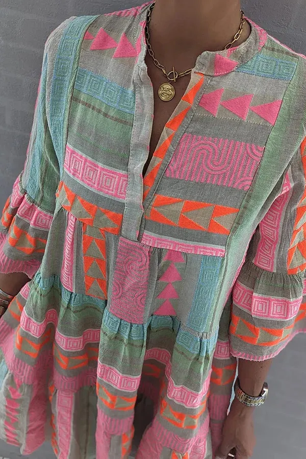 THALIE - Vibrant Boho Dress