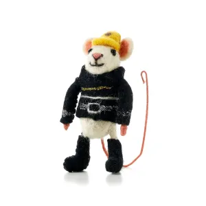 The Firefighter Felt Mouse