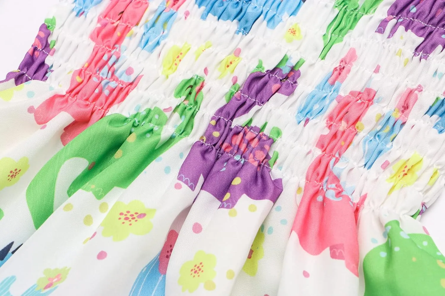 Toddler Baby Girl Summer Outfit Sunflower Dino Dresses Butterfly Princess Sundress Age 1-6 Years