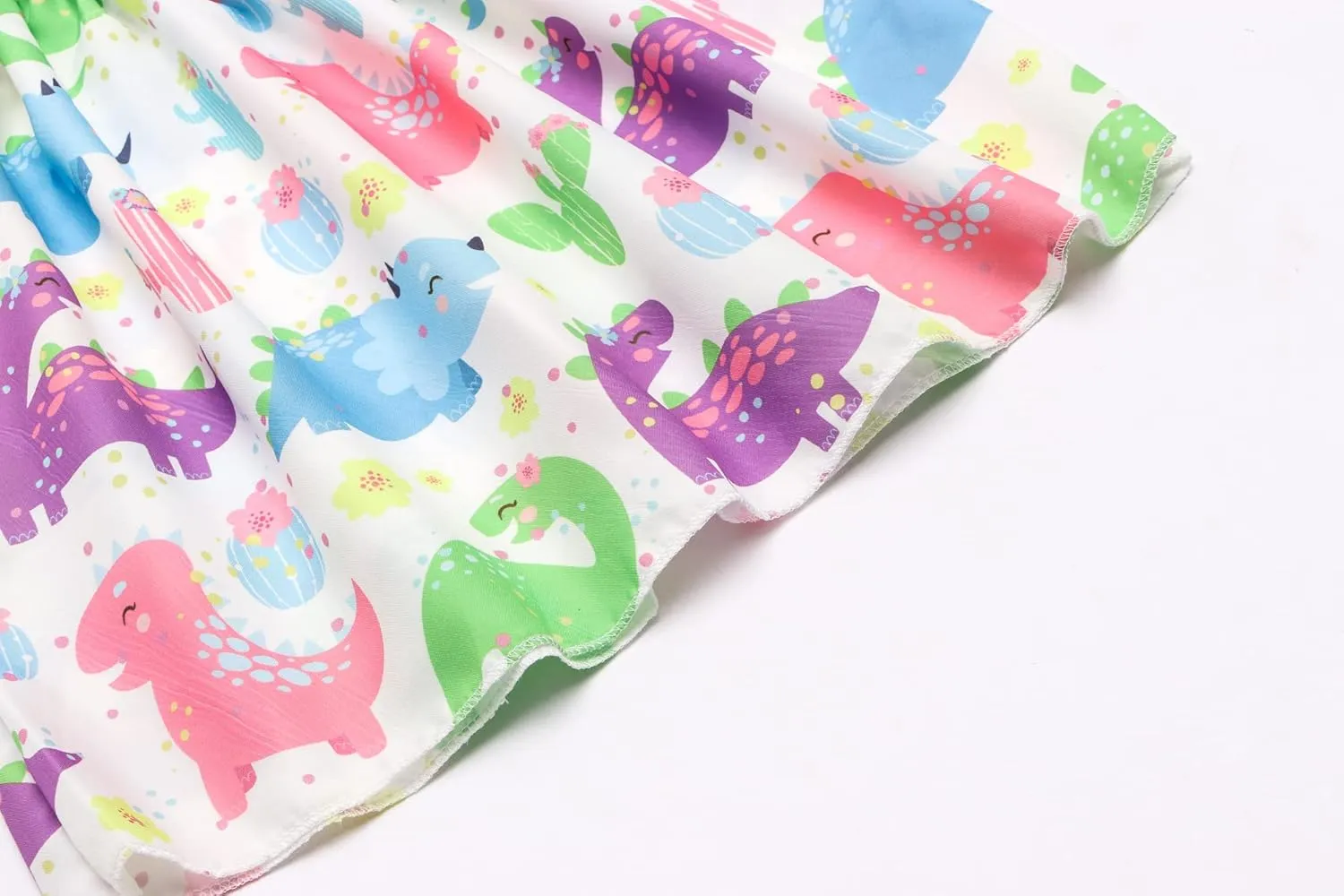 Toddler Baby Girl Summer Outfit Sunflower Dino Dresses Butterfly Princess Sundress Age 1-6 Years