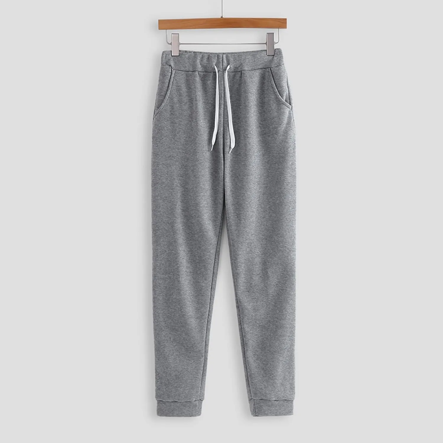 Two Piece Sets for Women Long Sleeve Crewneck Color Block Pants Sweatshirt and Wide Leg Sweatpant Outfits