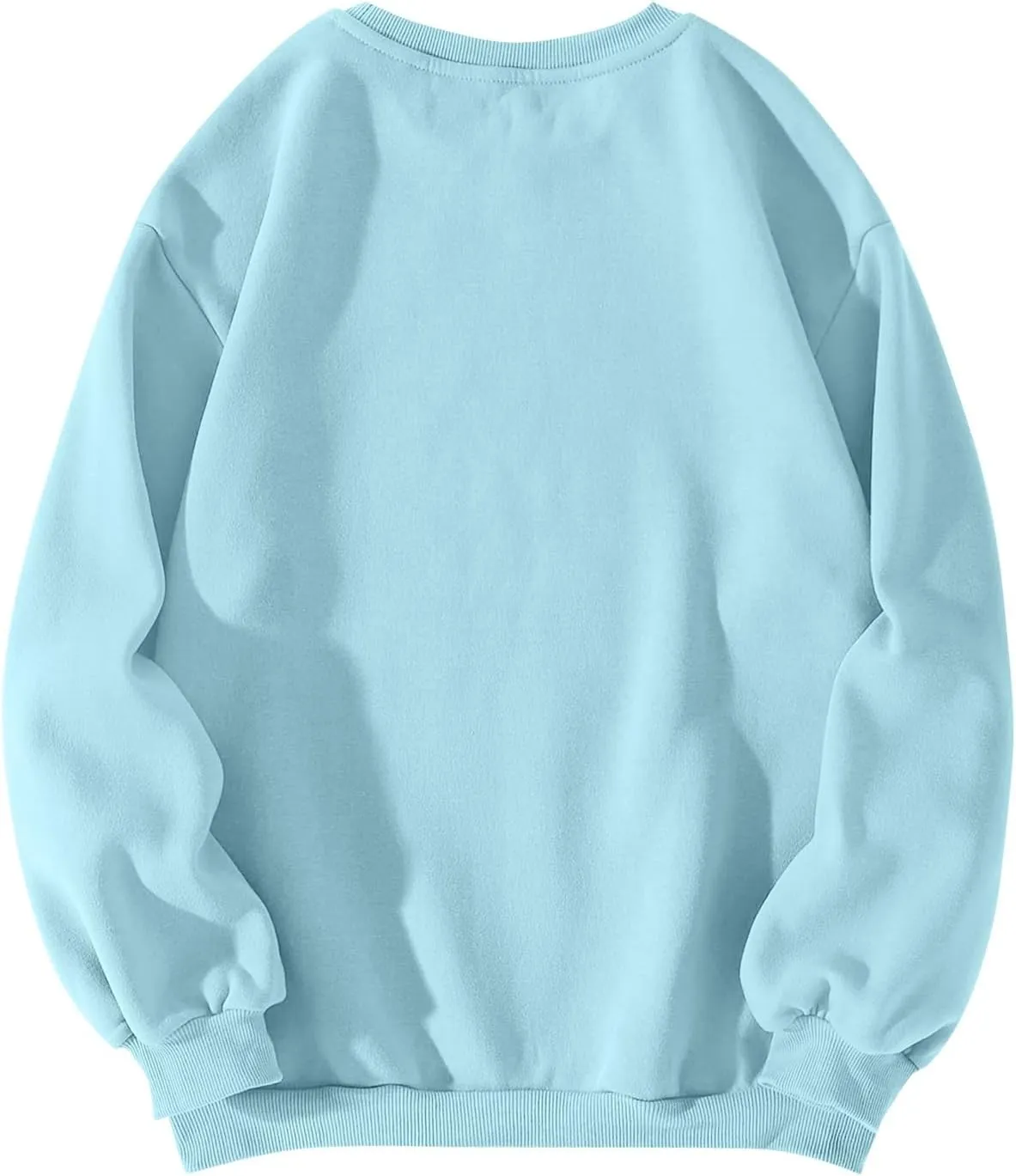 Valentines Sweatshirts for Women Crewneck Comfy Cute Oversized Sweatshirt Baggy Drop Shoulder Cotton Fleece Pullover
