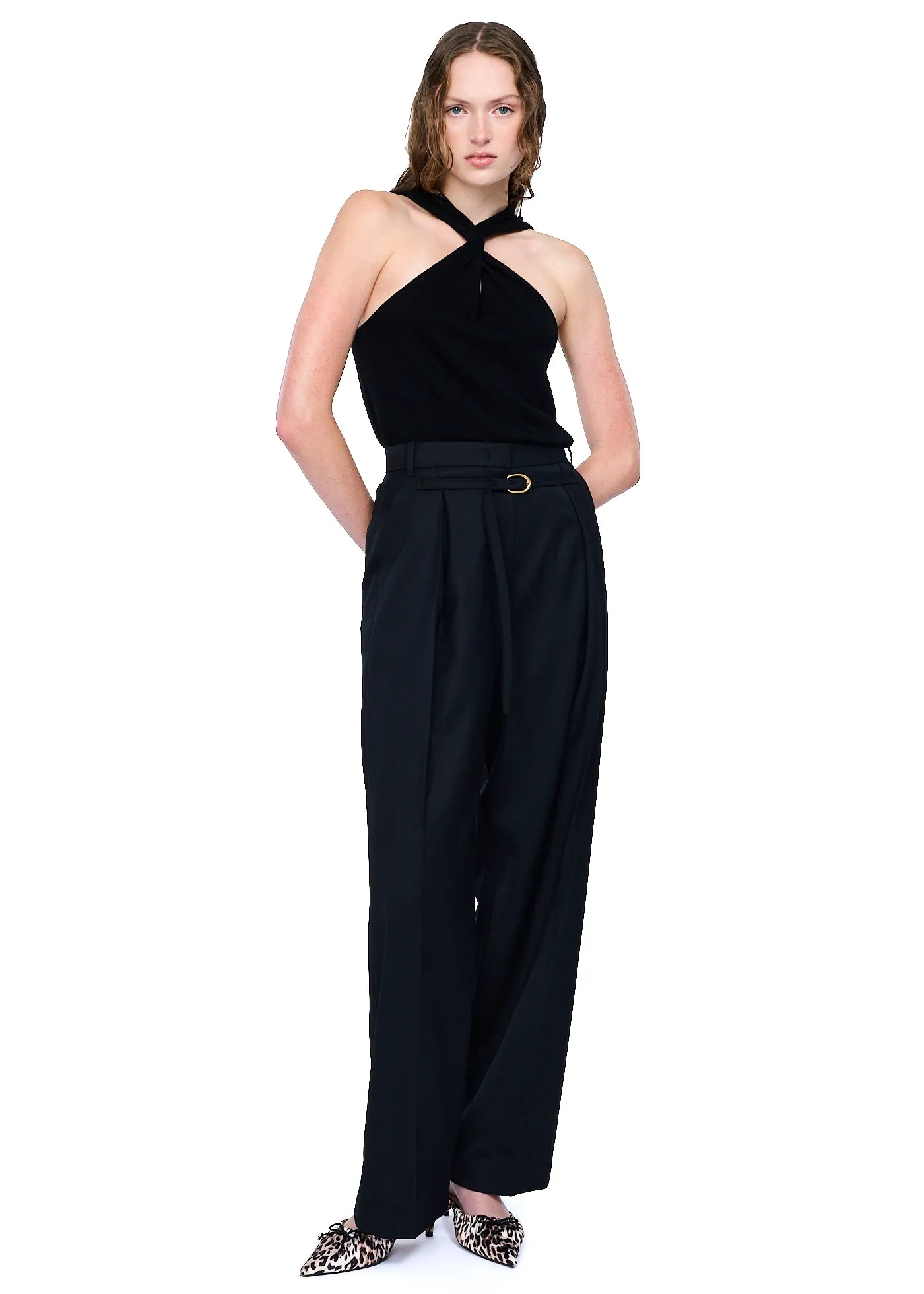 VIAVIA The Cashmere Blend Twist Tank
