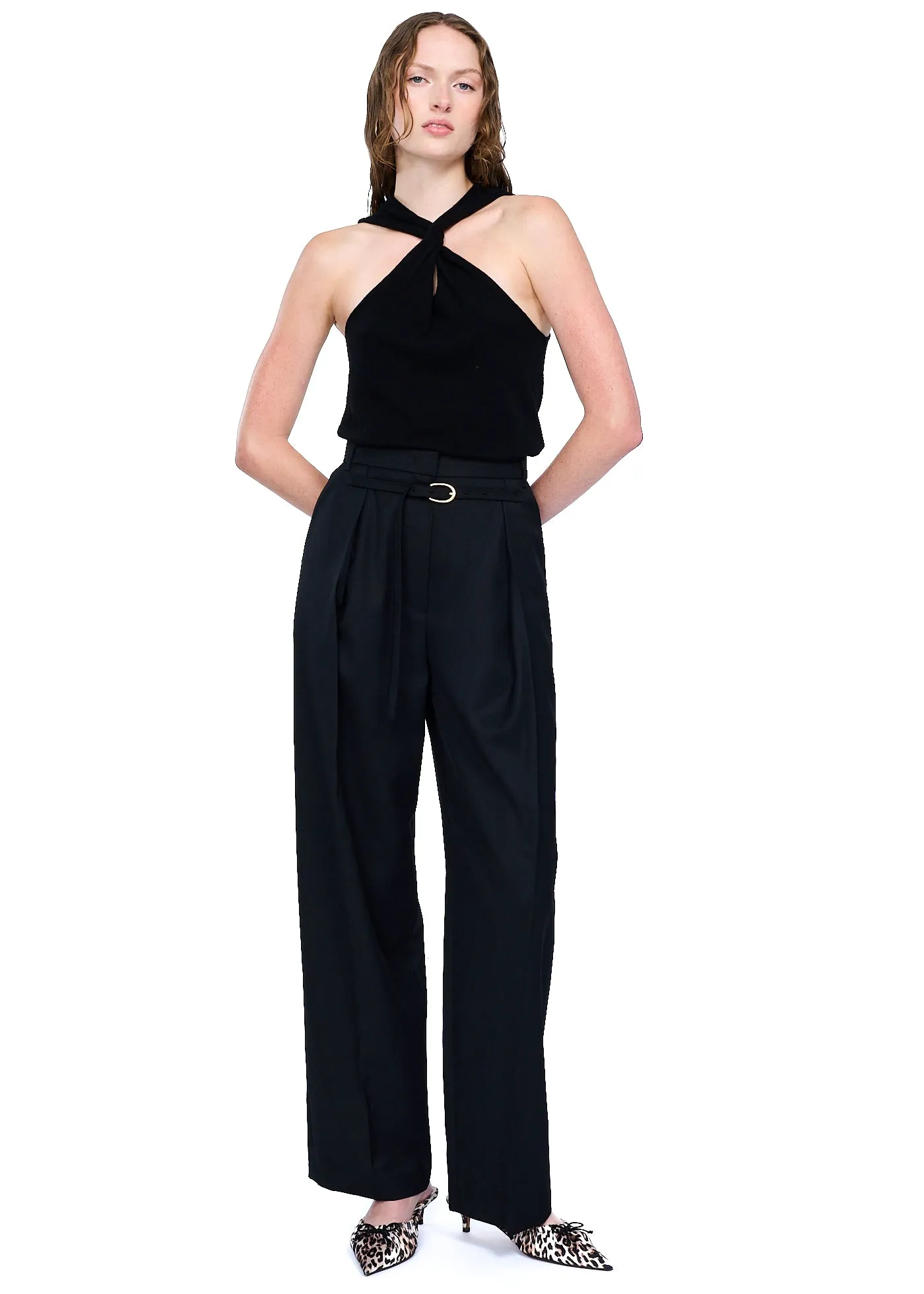 VIAVIA The Cashmere Blend Twist Tank