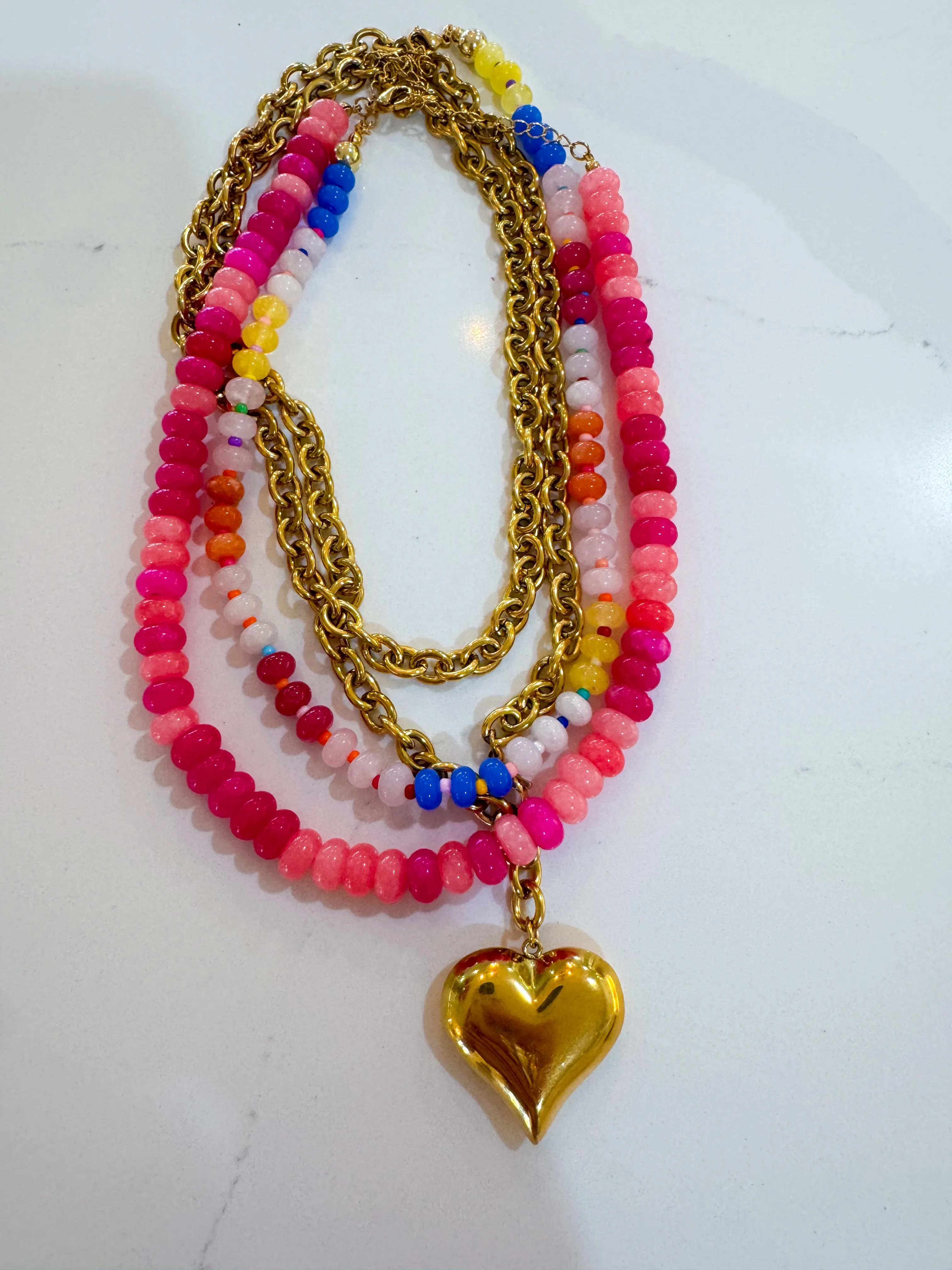 Vibrant Gemstone Necklace