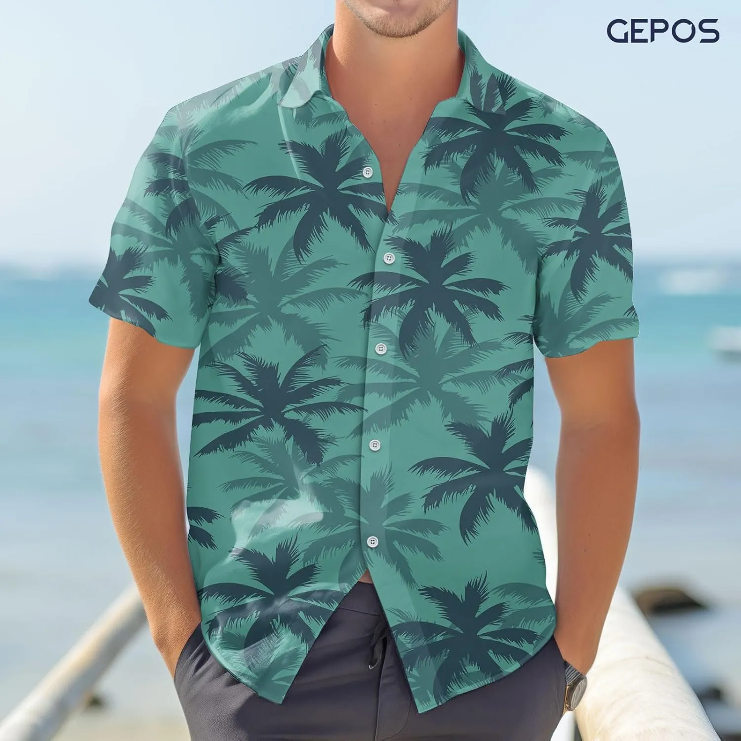 Video Game Button Shirt, Summer Gaming Casual Hawaiian Shirt, Birthday Gifts for Gamer