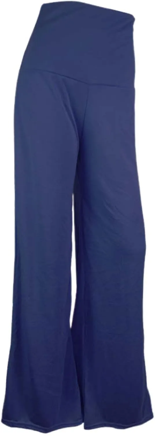 Wide Leg Pants for Women High Waist Yoga Pants Loose Stretch Comfy Sweatpants Trendy Solid Color Casual Trousers