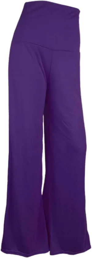 Wide Leg Pants for Women High Waist Yoga Pants Loose Stretch Comfy Sweatpants Trendy Solid Color Casual Trousers