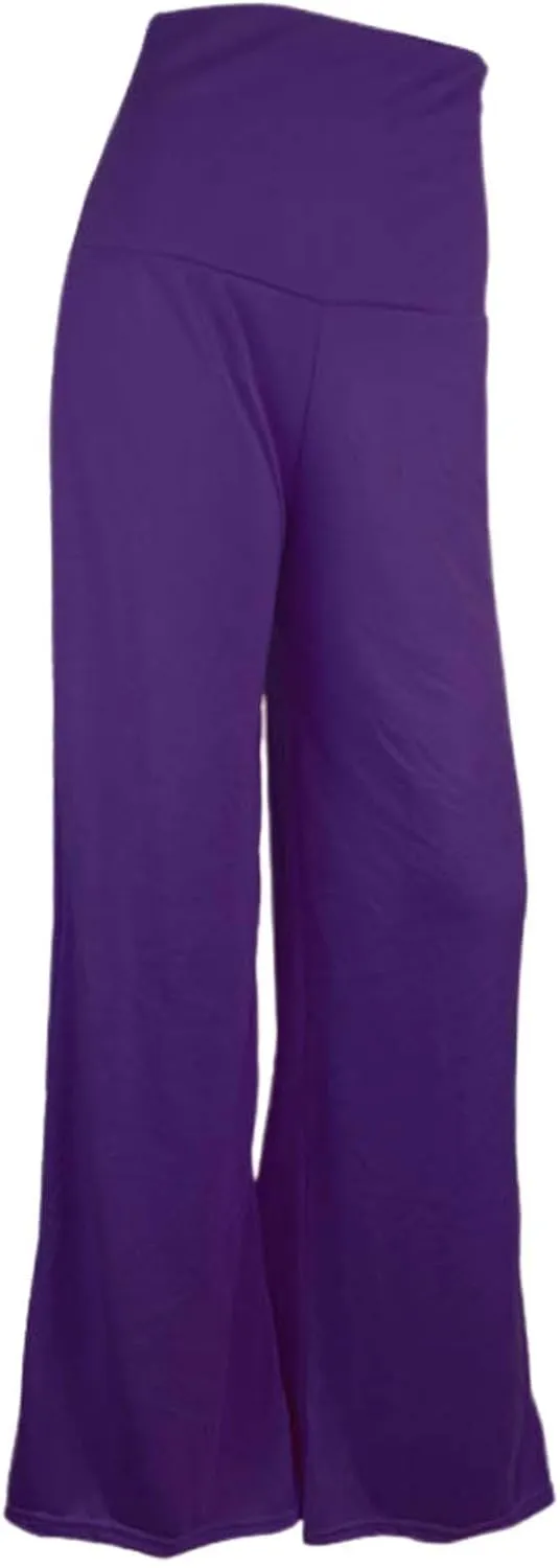 Wide Leg Pants for Women High Waist Yoga Pants Loose Stretch Comfy Sweatpants Trendy Solid Color Casual Trousers