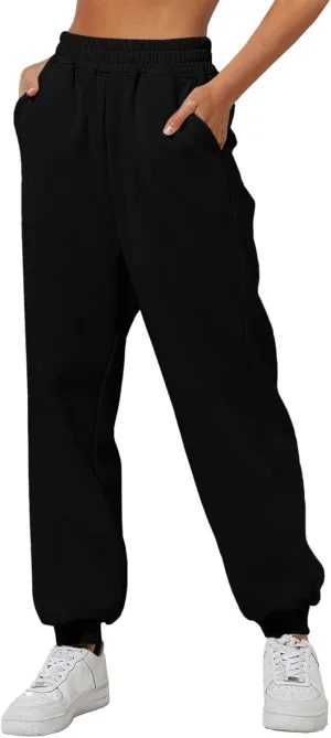 Women Cotton Linen Summer Y2K Fashion Pant Trousers High Waist Stretchy Loose Fit Trouser Trendy