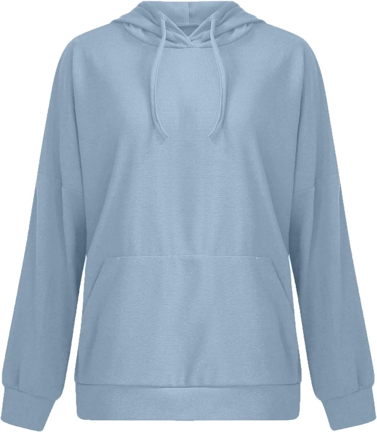 Women's 2025 Waffle Knit Hoodies Stylish Oversized Sweatshirts with Drawstring Hooded Lightweight Athletic Hoody Tops