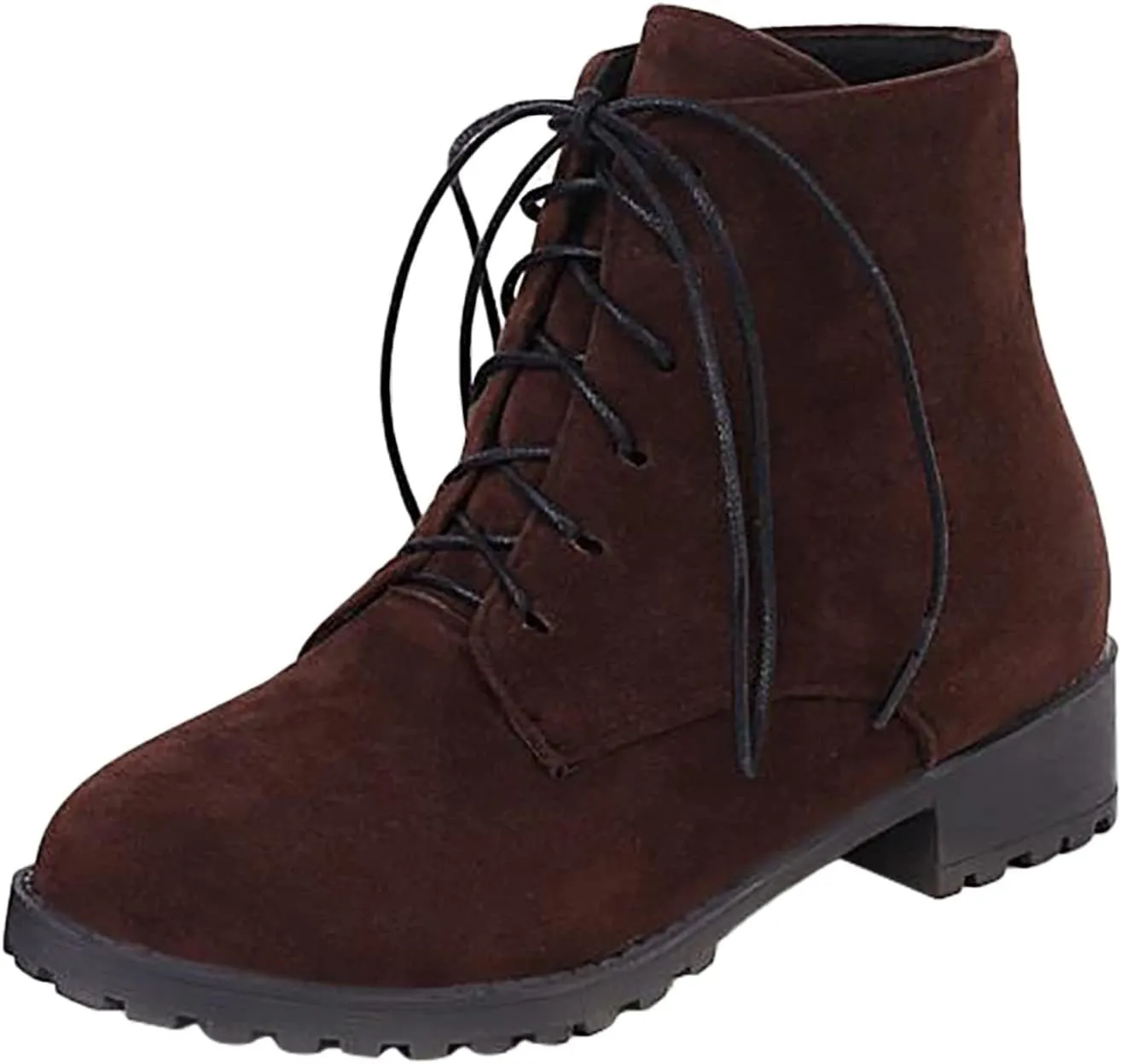 Womens Boots Ankle Leather Booties for Women 2024 Low Heel Ankle Boots for Women Black Ankle Boot Fashion Casual Comfy Soft Chunky Low Heel Classic Pointed Toe