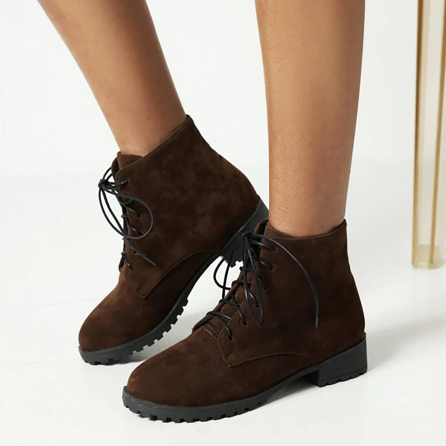 Womens Boots Ankle Leather Booties for Women 2024 Low Heel Ankle Boots for Women Black Ankle Boot Fashion Casual Comfy Soft Chunky Low Heel Classic Pointed Toe