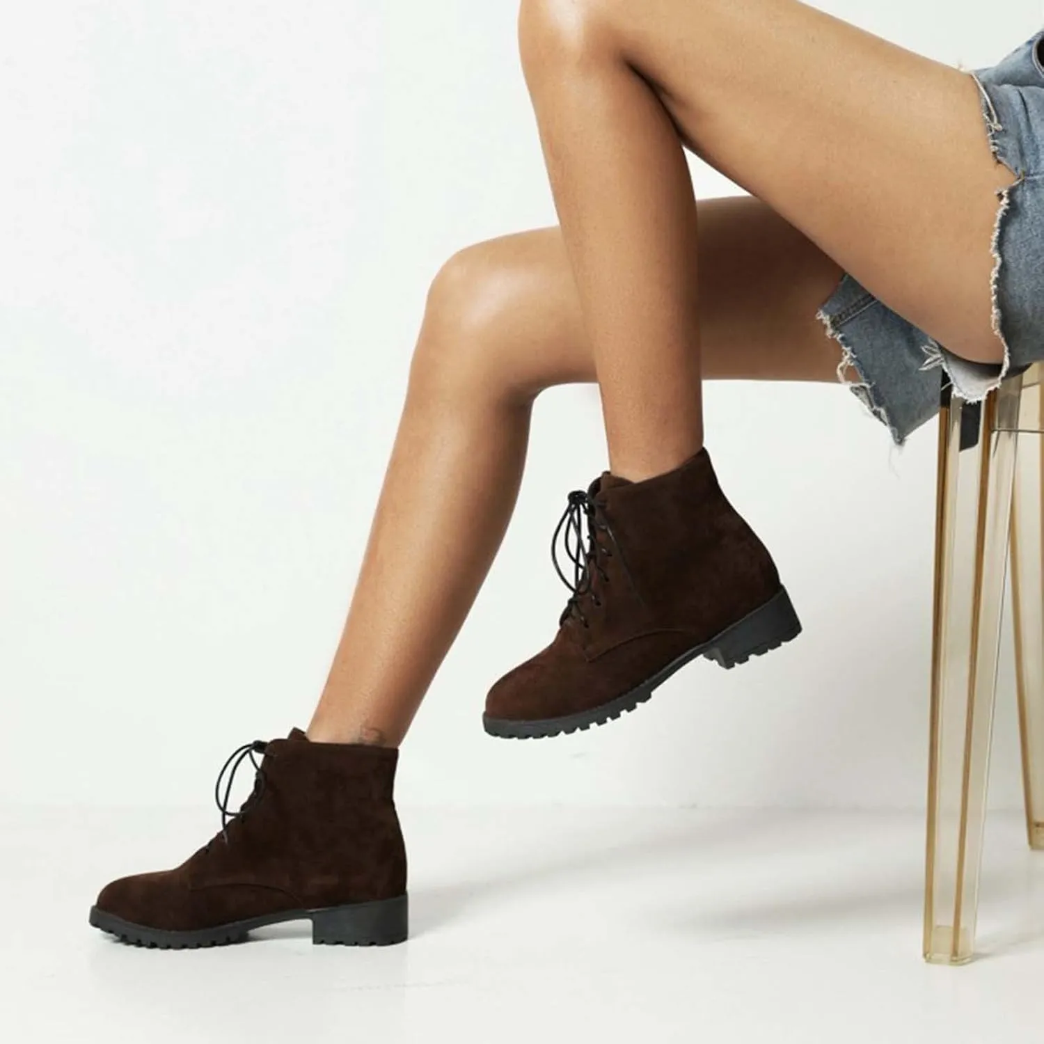 Womens Boots Ankle Leather Booties for Women 2024 Low Heel Ankle Boots for Women Black Ankle Boot Fashion Casual Comfy Soft Chunky Low Heel Classic Pointed Toe