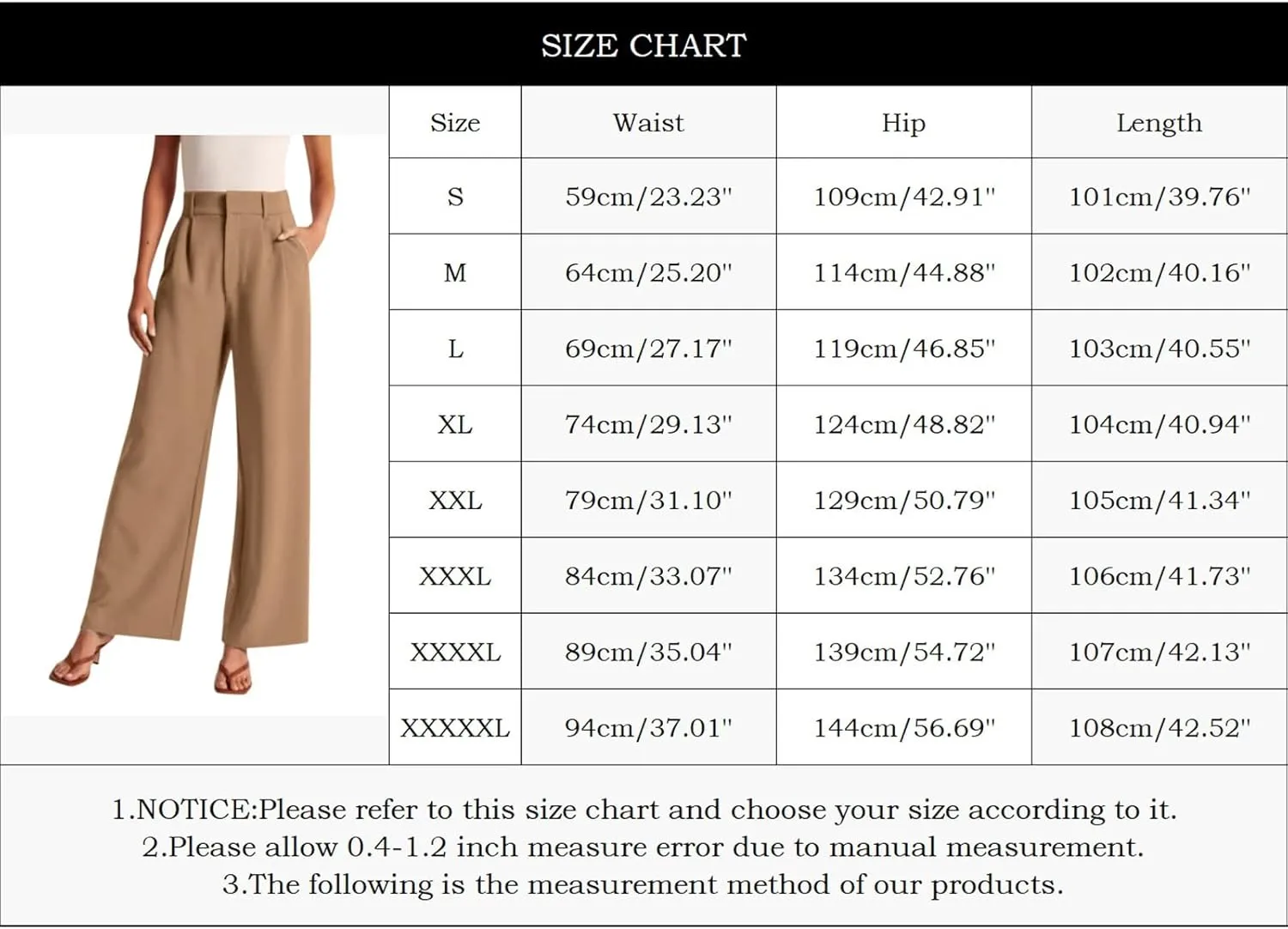 Womens Linen Blend Summer Loose Pants Elastic Waist Long Lounge Slim-Fit Palazzo Lounge Pants Beach