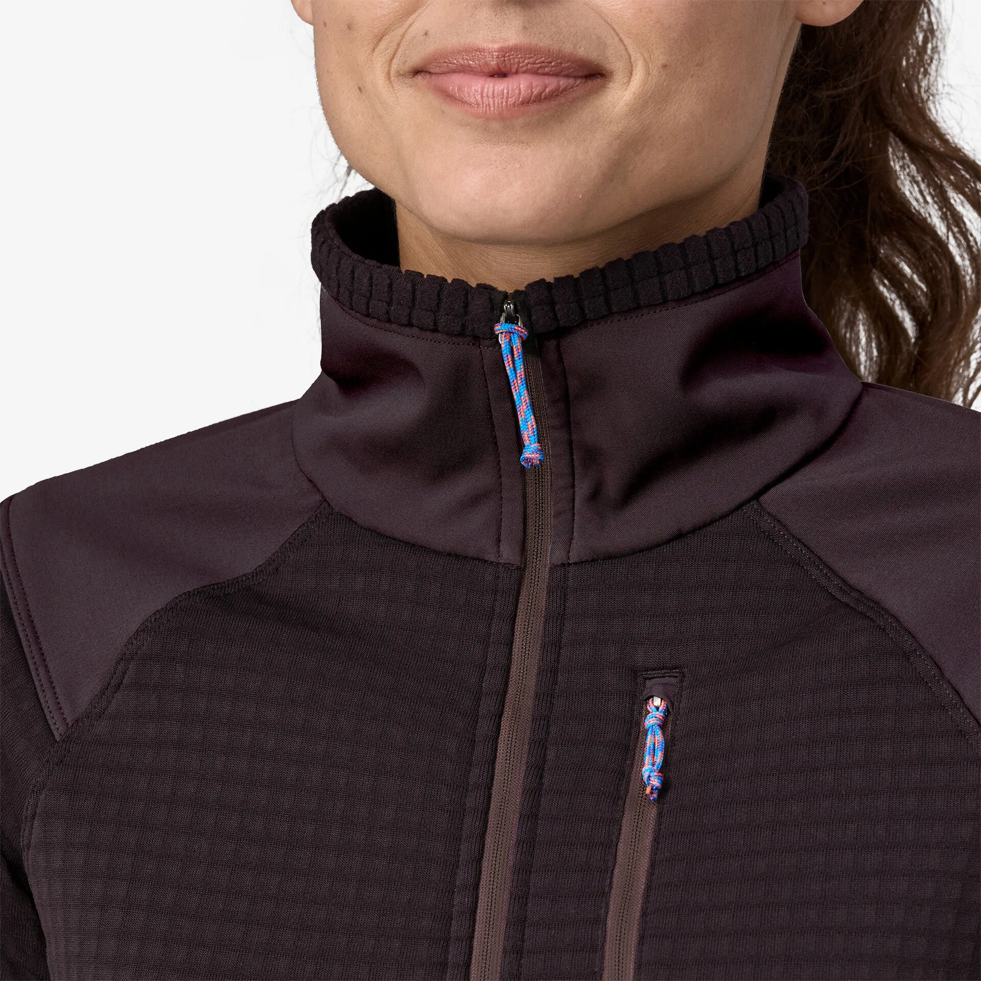 Women's Long-Sleeved R1 Fitz Roy Trout 1/4-Zip Mid Layer (Past Season)