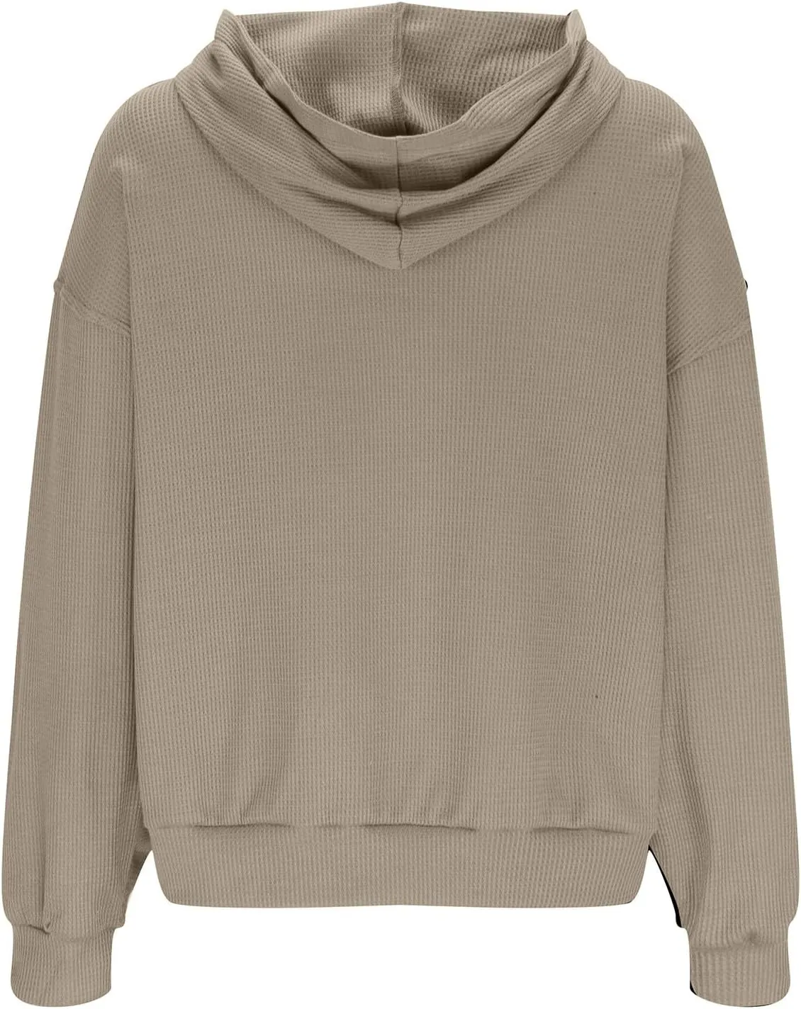 Womens Oversized Hoodies Fall Fashion 2023 Waffle Knit Long Sleeve Hooded Sweatshirt Casual Loose Pullover Sweaters