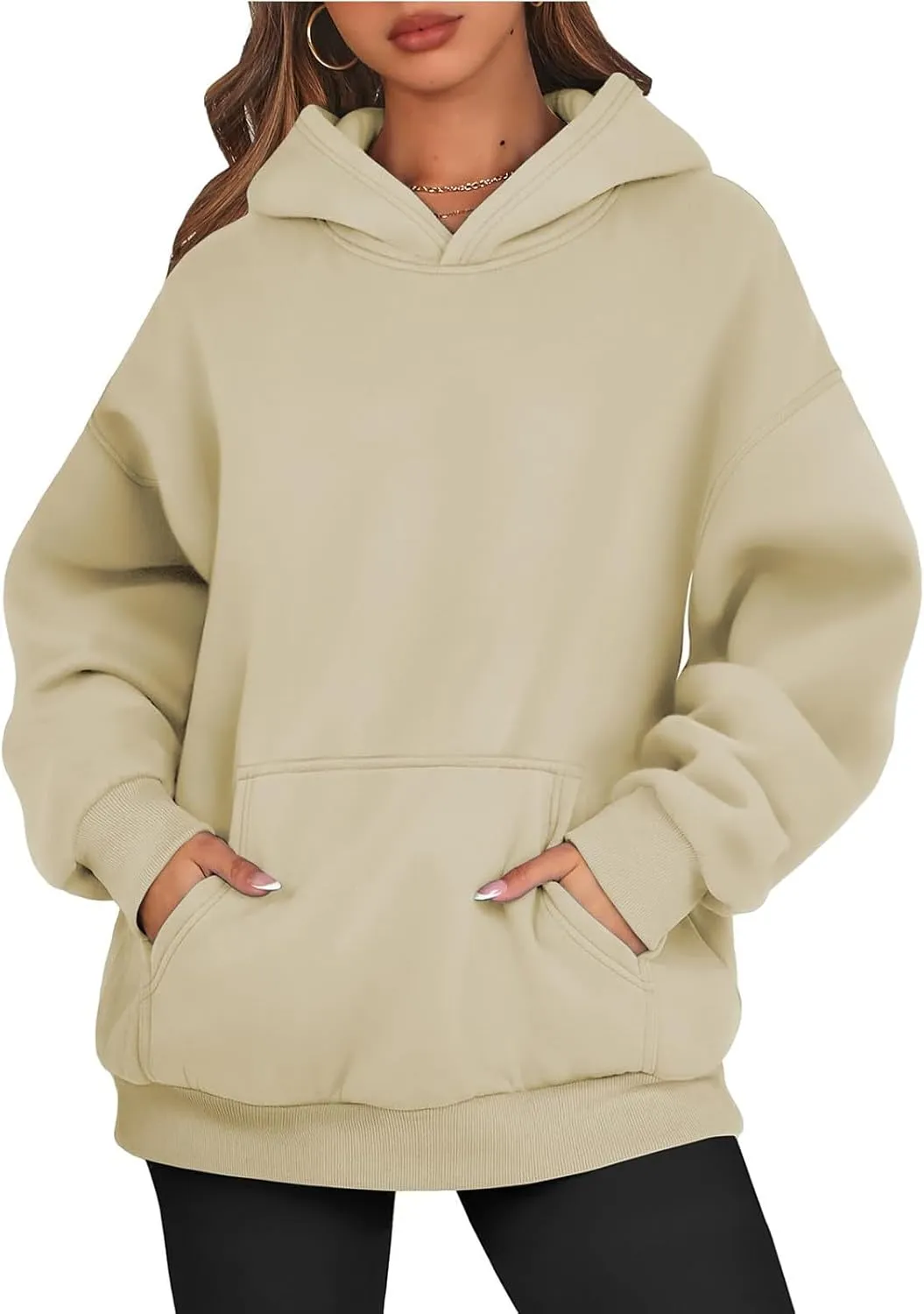 Womens Oversized Hoodies Sweatshirts Hooded Fleece Pullover Tops Casual Comfy Fall Fashion Outfits Clothes 2024