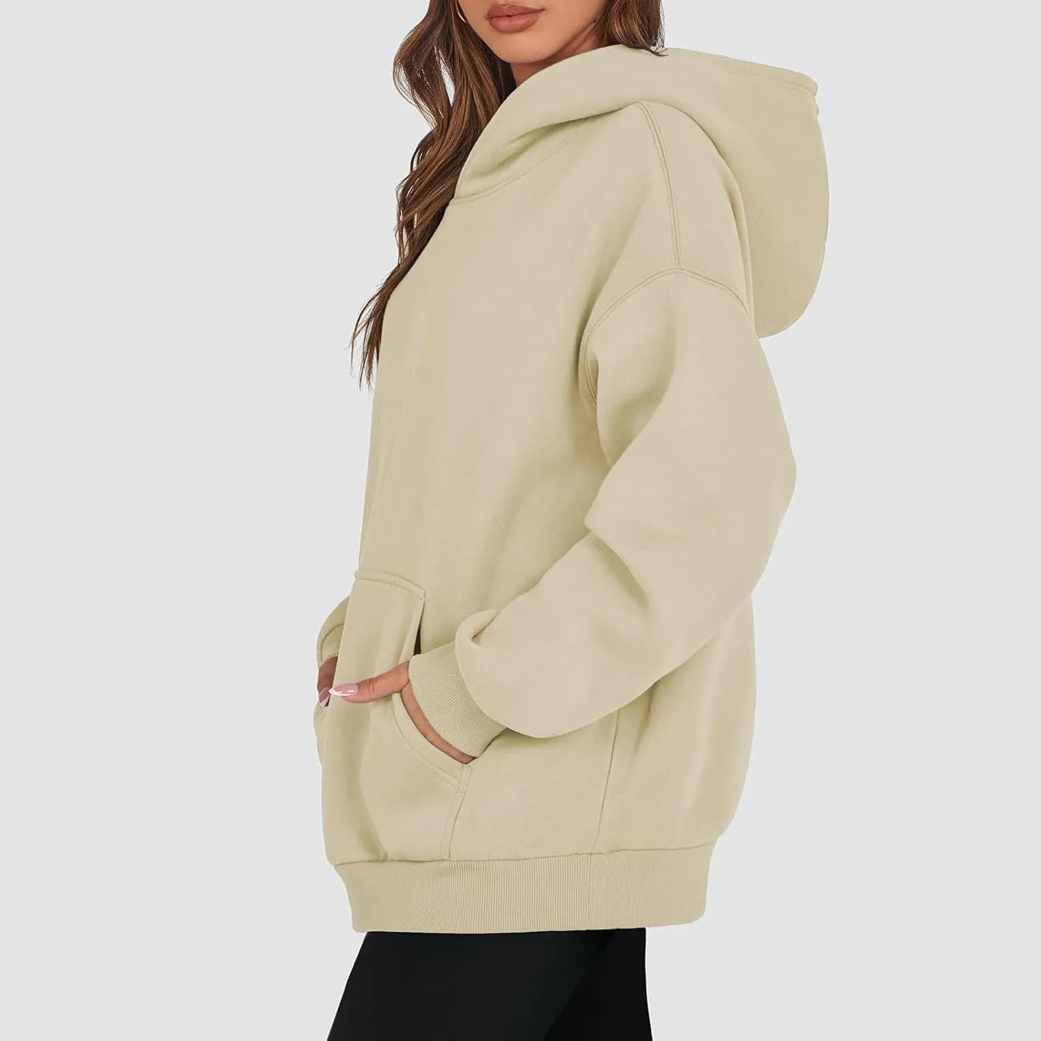 Womens Oversized Hoodies Sweatshirts Hooded Fleece Pullover Tops Casual Comfy Fall Fashion Outfits Clothes 2024